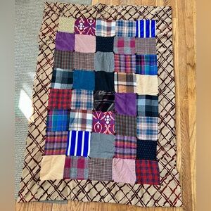 Vintage crazy quilt size 40x58 inches